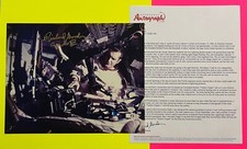 RICHARD F. GORDON GEMINI & APOLLO SIGNED AUTOGRAPH OFFICIAL PHOTO & AAC LETTER