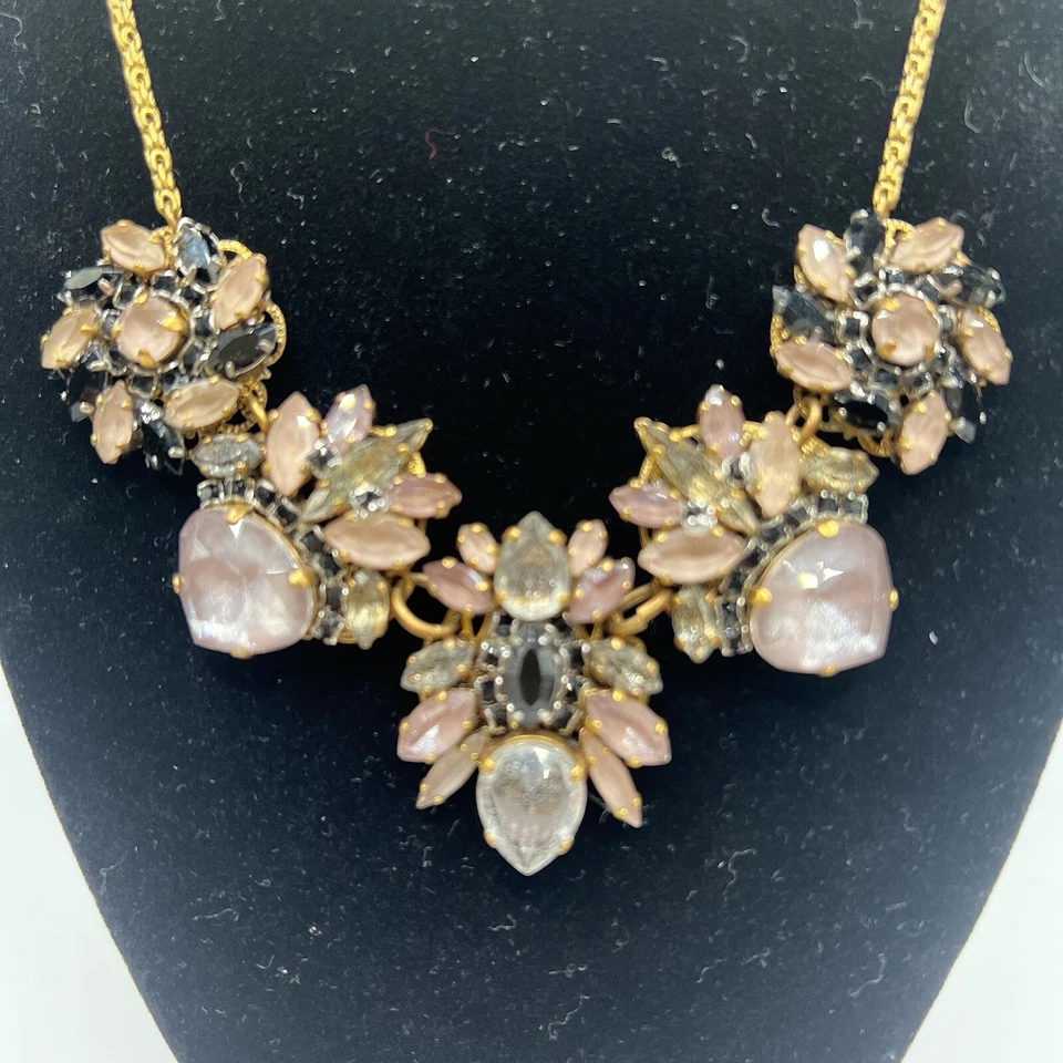 Collar Erickson Beamon Rocks Big Bold Grueso Cristal Caído Foto 3 de 4