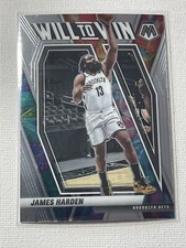 2020-21 Mosaic Basketball James Harden Will To Win Insert #8 Nets