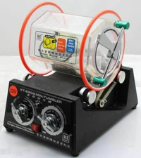 220V 45W Tumbler Rotary Tumbler Jewelry Polisher Finisher Machine+Polishing Bead