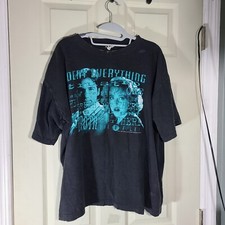 VTG X-Files Scully Mulder Shirt sz XL TV Show Movie Promo Stanley Desantis 1995