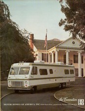 1977 Motorhomes of America The Executive Mansion Photo Color Vintage Print Ad 