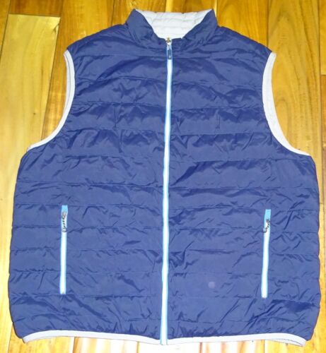 Peter Millar Crown Elite Light Reversible Golf Vest Blue-Grey $195 Men's XXL - Picture 4 of 9