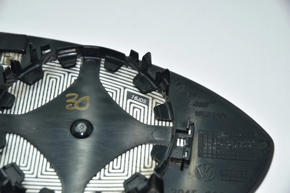 💎 2017-2019 Volkswagen Golf Ganzrack espelho lateral esquerdo do motorista vidro aquecido fabricante de equipamento original - Imagem 4 de 4