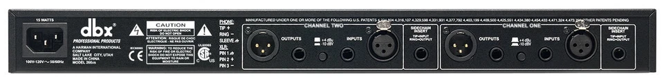 DBX 266XS 2-Channel Compressor/Gate Rack Mount Pro Audio Dynamics Processing - Image 2 of 3