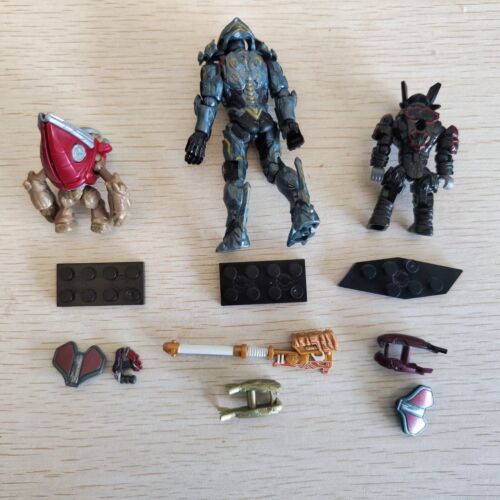3pcs Figures Mega Construx Bloks Halo Didact GFT44 + Brute Captain + Red Grunt - Picture 4 of 4