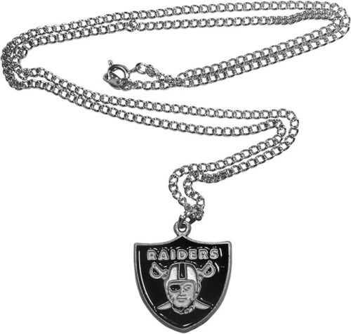 Las Vegas Raiders 18" Logo Pendant Chain Necklace