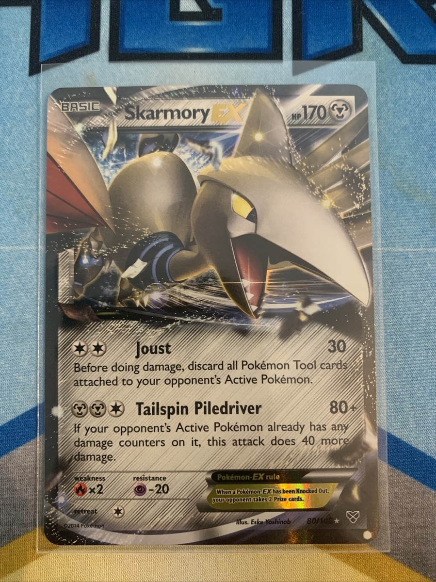 Pokmon TCG - Skarmory EX - 80/146 - Ultra Rare - XY Base Set Pokmon TCG - Skarmory EX - 80/146 - Ultra Rare - XY Base Set