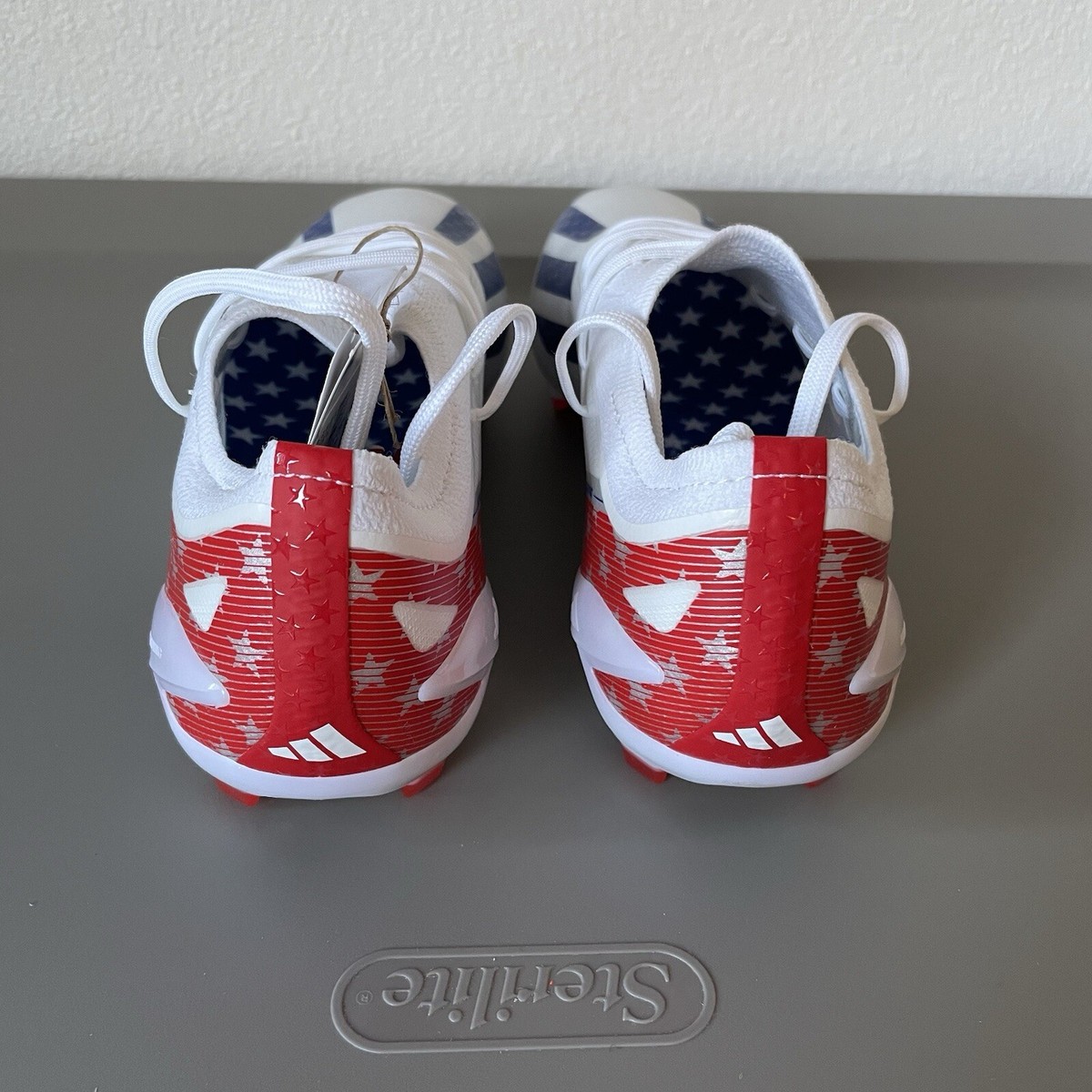 adidas X Crazyfast USA .1 FG Soccer Cleat Men 5.5/Women 6.5 Team USA IG0664 RARE Adidas X Crazyfast USA .1 FG Soccer Cleats IG0664 Men main image 3