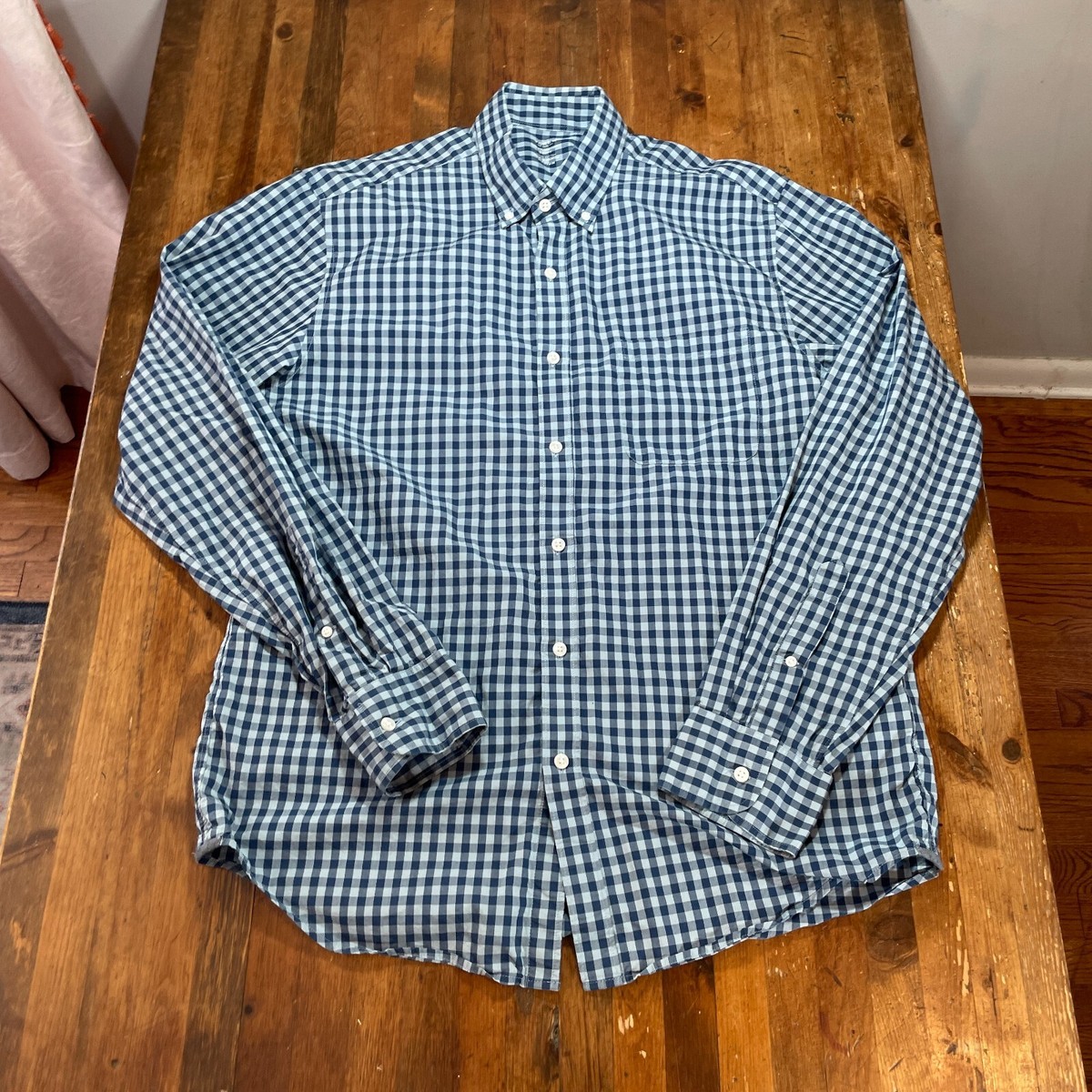 Edwardrushton Wash Cotton Poplin Shirt J Crew Secret Wash Shirt J