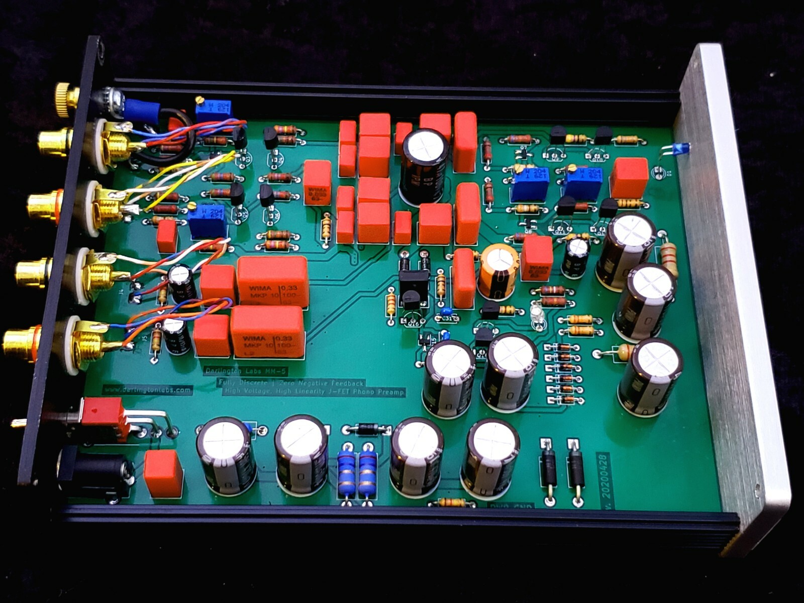 Darlington Labs MM5 Audiophile Discrete High Vltg JFET RIAA Phono