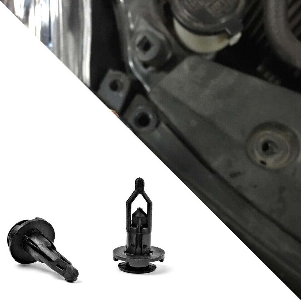 License Plate Screws Toyota 25pcs Bumper Retainer Clips For Toyota - Foto 7