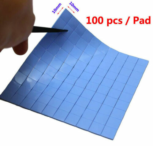 1pc Blue 100x 100x 3mm Silicone Thermal Pad Sheet Computer CPU - Foto 5
