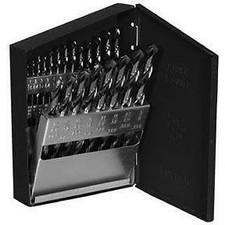 1/16 - 3/8 HSS Jobber Drill Bit Set 21 Pieces 1/64 Increments 