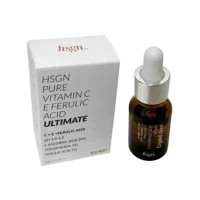 HSGN Pure 20% Vitamin C E Ferulic Acid - Ultimate Serum 15mL