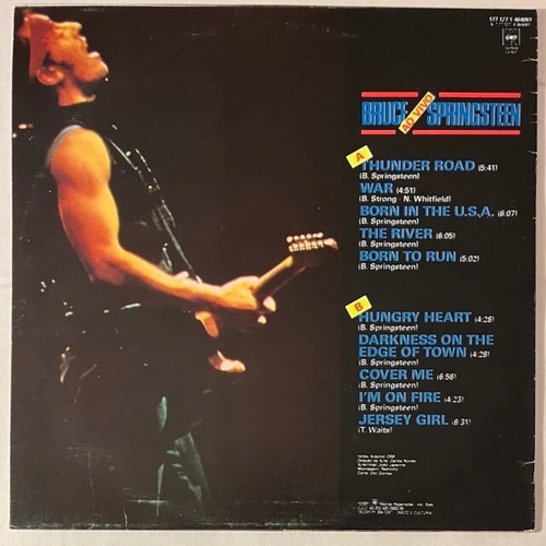 BRUCE SPRINGSTEEN Ao Vivo 1989 BRAZIL ORG CBS Records LIVE (1975-1985) LP - Picture 2 of 3
