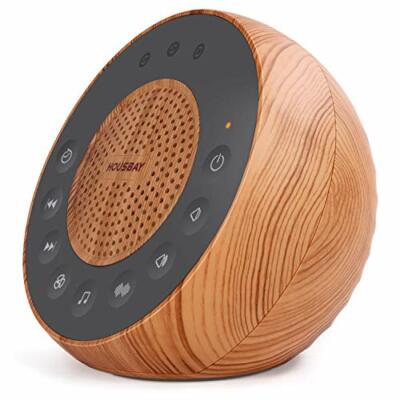 WHITE NOISE MACHINE Soothing Sleep Sound Timer Stereo Baby Kid Adult HOUSBAY