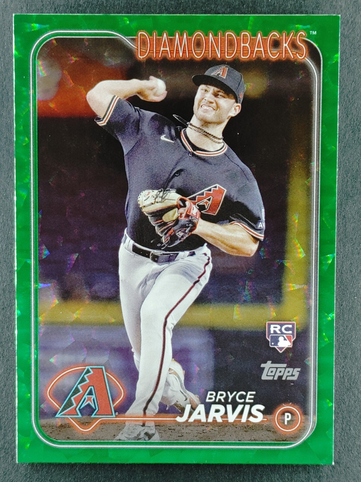 2024 Topps Series 2 - Green Foil #363 Bryce Jarvis 287/499 (RC)