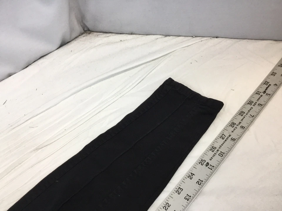 Zara Basic Pants Sz 4 Black Cotton Stretch Skinny Made In Morocco EUC YGI R1-393 - Image 3 of 4