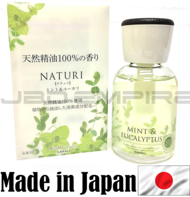 Carall Naturi Luxury Perfume Bottle Air Freshener Made in Japan Mint Eucalyptus