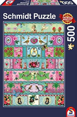 Schmidt Spiele 58214 Next Page 58214-Paradies-Banderolen, 500 Teile, Klassische 