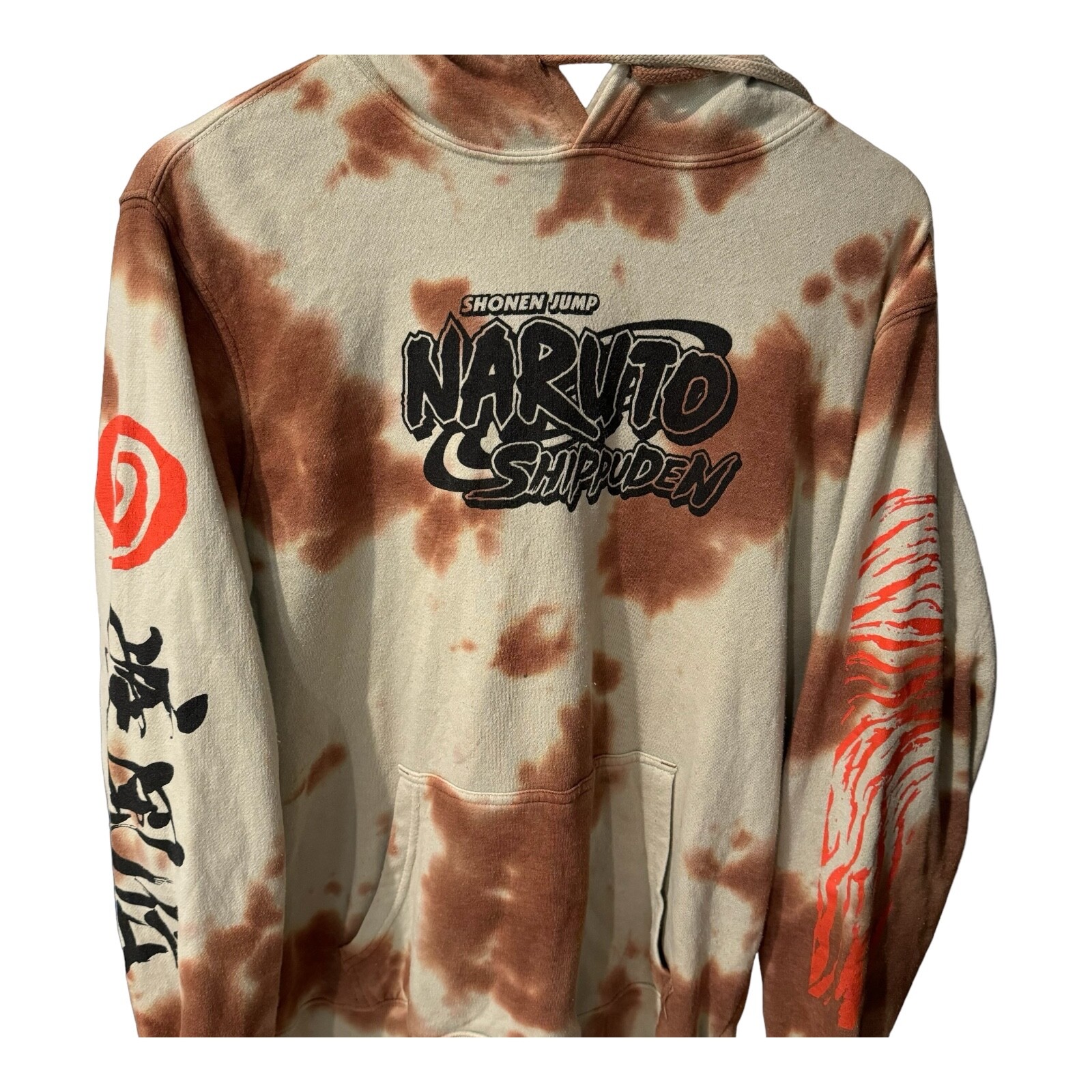 Naruto Shippuden Shonen Jump Tie Dye Vintage Hoodie … - Gem