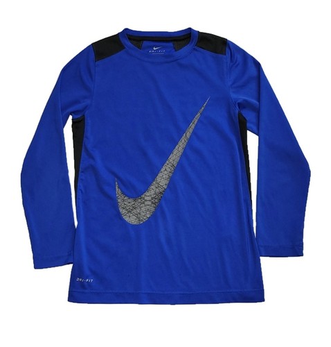Nike Therma-fit Youth Small 8-10 Gray Fleece Pants & Long Sleeve Shirt Set - Picture 6 of 9