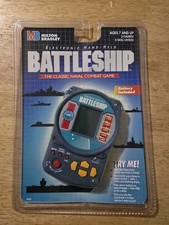 Milton Bradley Electronic Hand-Held Battleship Game 1995 Ages 7 Handheld
