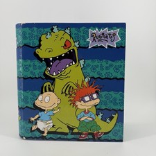 Vintage 1997 Nickelodeon Rugrats Reptar 3 Ring School Notebook Binder