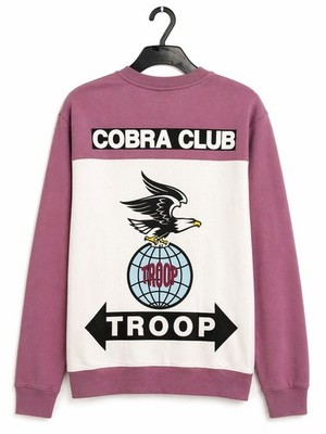 World of TROOP Cobra Club Crew Neck Sweatshirt Men s Large New L100 Excellent