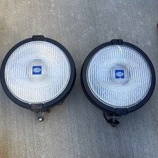 Pair Hella Rallye 2000 Halogen Fog Light Glass Car Accessories Made In Germany