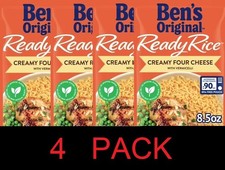 Ben's Original Ready Rice Creamy Four Cheese With Vermicelli 8.5 oz Pouch 4 PACK