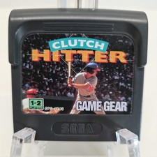 Clutch Hitter (Sega Game Gear) Tested Cart + Case Retro 90s Handheld Video Game