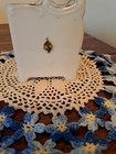 Antique Milk Glass Playing Card Holder  — photo 3
