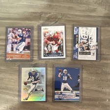Peyton Manning Colts Collection.  Nice 5 Card Lot.