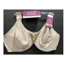 OLGA Side Support Ultimate Comfort UW Bra GK5006O Nude/Beige Size 40C NWT