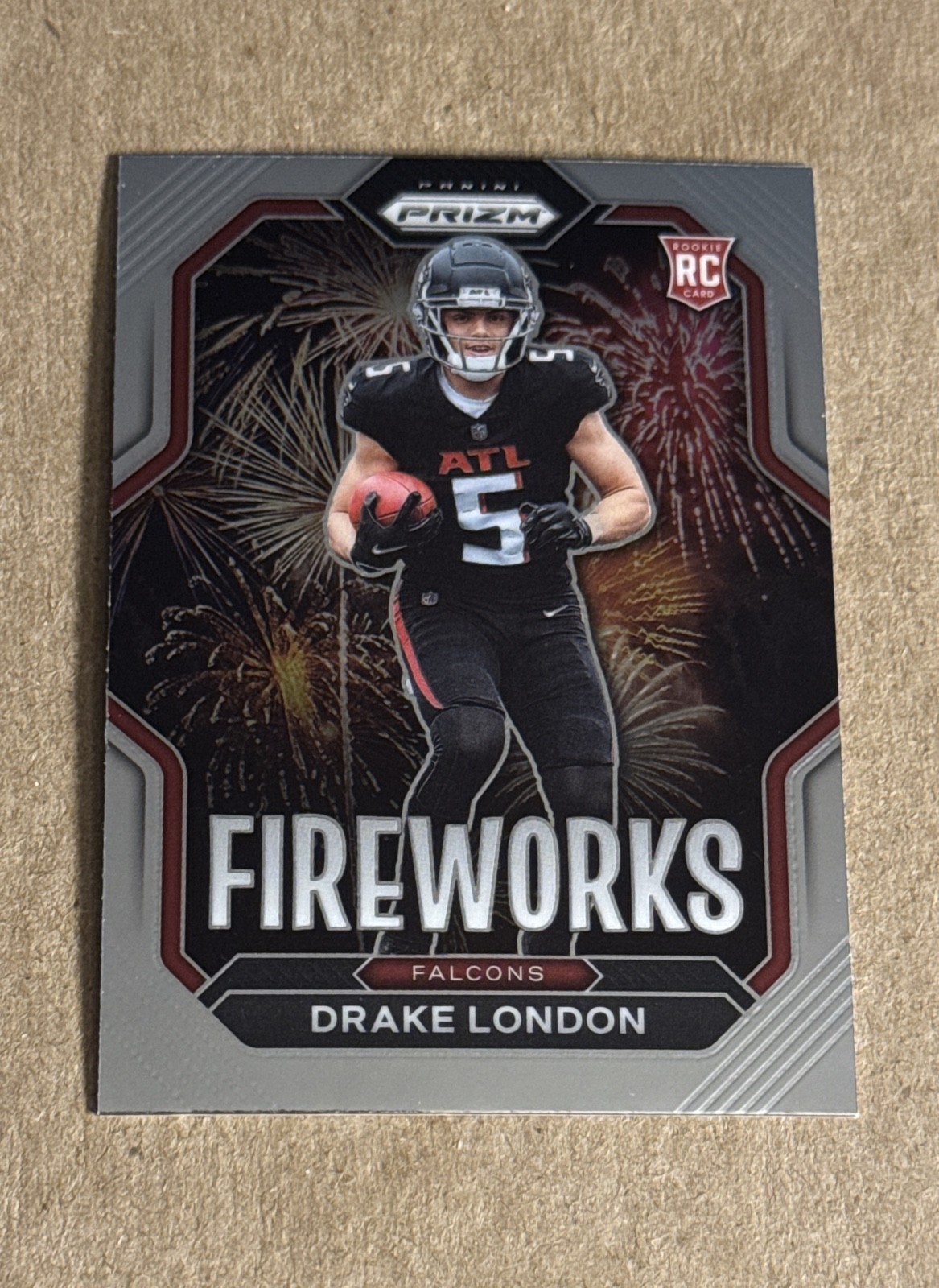 2022 Panini Prizm - Fireworks Drake London #F-20 (RC) U3