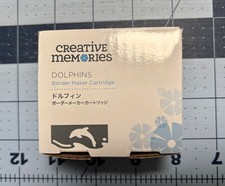 Creative Memories DOLPHINS Border Maker Cartridge Punch BMC 2023 NEW NIB