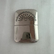 Vintage Mikado • Stainless Steel Pocket Hand Warmer • Made In Occupied Japan