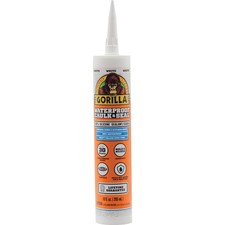 Gorilla 10 Oz. White Caulk  Seal 108318 Gorilla 108318 052427806000 Silicone
