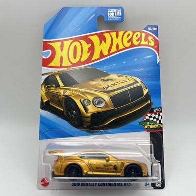 Lot of (4) Hot Wheels 2018 Bentley Continental GT3 variations AS