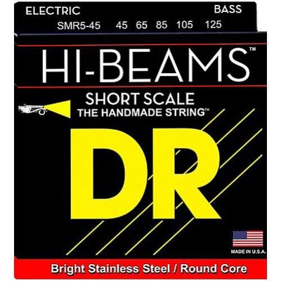 Saiten E-Bass DR Strings Hi-Beams SMR5-45 .045-125 Bass Saiten NEU