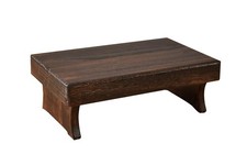 Wood Step Stool, Portable Rectangle Bed Stool, Small Step Ladder for Kitchen ...