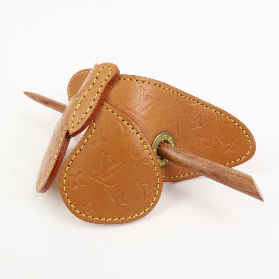 Louis Vuitton Conte de F?es Butterfly Barrette Hairpin Brown M92265 Used F/S - Image 2 of 4