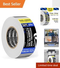 Heat-Resistant Aluminum HVAC Tape - Silver Ductwork Insulation, 2 in x 70 yd