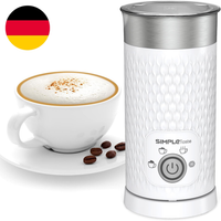 Simpletaste MilchaufschäUmer Elektrisch 4-In-1 | HeißEr & Kalter Milchschaum, Mi