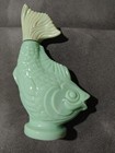 Vintage Avon Jadeite Green Milk Glass Koi Fish Bath Bottle — photo 2