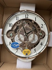Brand New RHYTHM Musical Wall Clock – Melodies, Thermo & Hygro