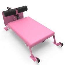 Nordic Curl Machine - Adjustable Hamstring Curl Bench with Wheels for Home Gym