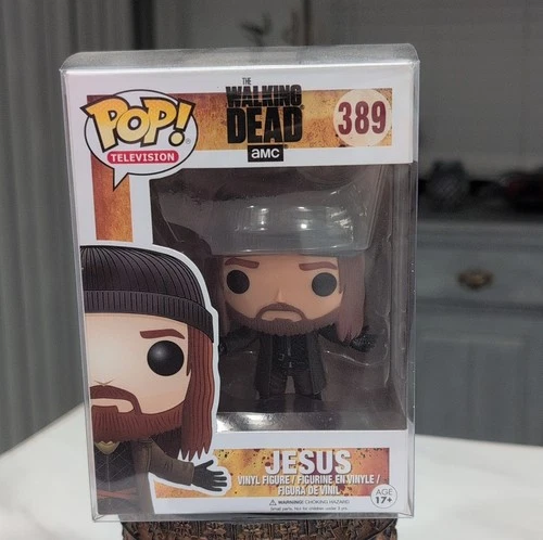 Funko Pop! Vinyl The Walking Dead Jesus #389 Edition Seven Vaulted w/ Protector